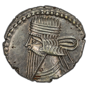 SOLD Parthia 105-147 AD Volgases III Ecbatana Mint Drachma Silver Coin