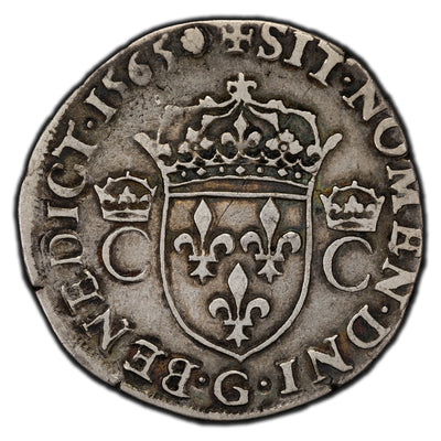 SOLD France 1565-G 2nd Type Teston Silver Coin