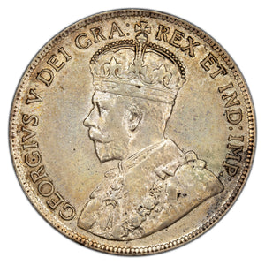 SOLD Newfoundland 1918-C 50 Cents Half Dollar Silver Coin - Choice XF