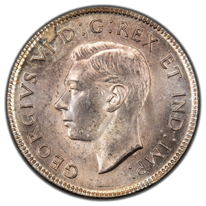 SOLD Canada 1937 25 Cents Quarter Silver Coin - Choice Uncirculated