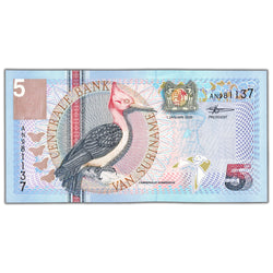 Suriname 2000 5 Five Gulden P #146 - AU/UNC