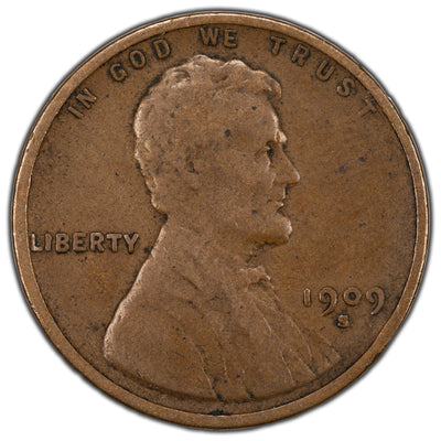 SOLD United States 1909-S Lincoln Wheat Penny Coin - F-12