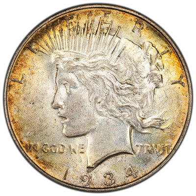 SOLD United States 1934-D $1 Peace Dollar Silver Coin
