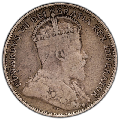 Newfoundland 1904-H 20 Cents Silver Coin - VG +