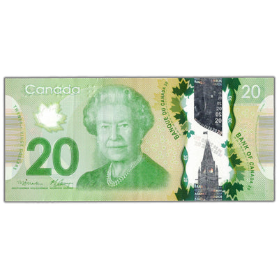 $20 2012 Bank of Canada Note BIT Prefix Fancy Serial BC-71a - VF