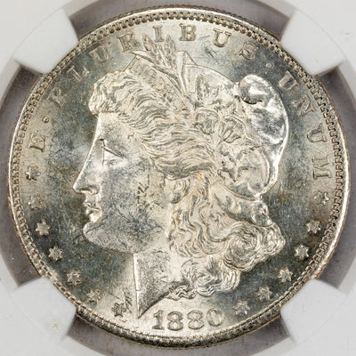 SOLD United States 1880-S $1 Morgan Silver Dollar Coin - NGC MS-60