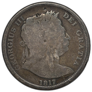 SOLD Great Britain 1817 1/2 Half Crown Silver Coin KM #667