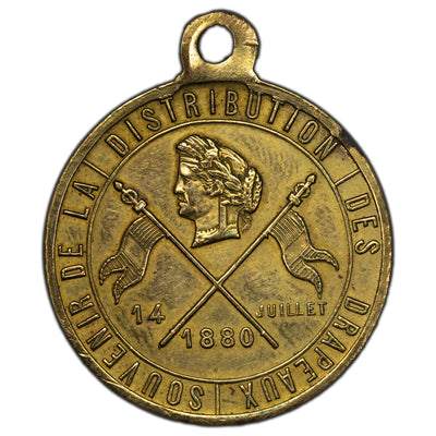 France 1880 Bastille Jeton 23mm