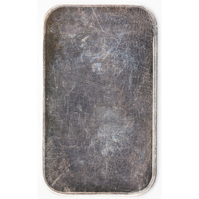 SOLD Johnson Matthey JM 10 Gram .999 Silver Bar - RARE Blank Back Raised Border