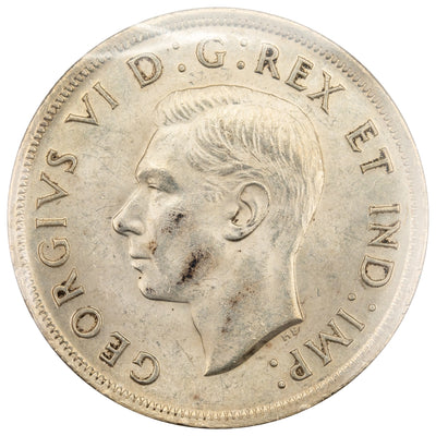 Canada 1938 $1 Silver Dollar Coin - ICCS MS-63