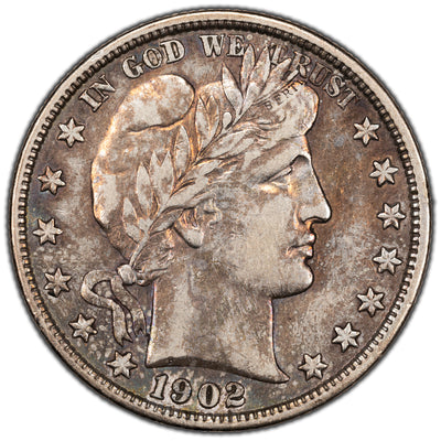 SOLD United States 1902 50 Cents Barber Half Dollar Silver Coin