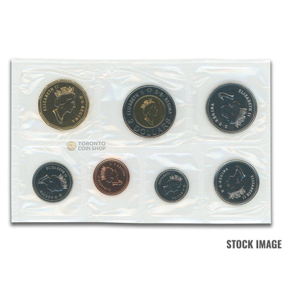 Canada 2000 Knowledge 7-Coin PL Proof-Like Mint Coin Set - Plastic Only