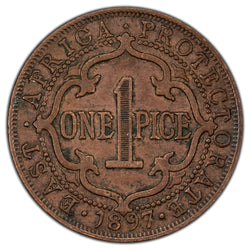 East Africa 1897 One Pice Coin KM #1