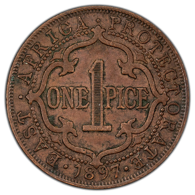 East Africa 1897 One Pice Coin KM #1