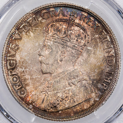 Canada 1936 $1 Silver Dollar Coin - PCGS MS-65
