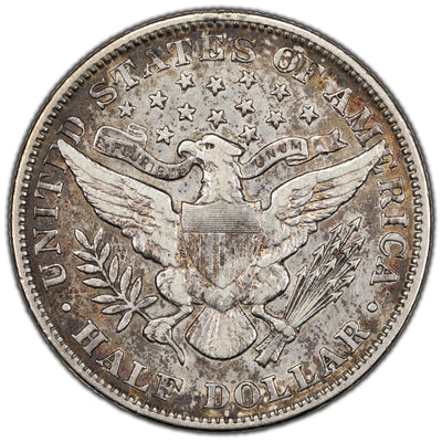 SOLD United States 1902 50 Cents Barber Half Dollar Silver Coin