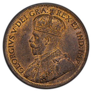 SOLD Canada 1916 1 Large Cent Coin - AU/UNC