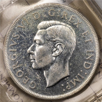 SOLD Canada 1946 $1 Silver Dollar Coin - ICCS AU-55