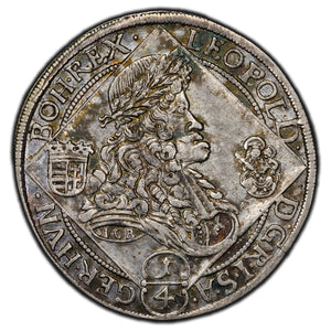 SOLD Hungary 1700 1/4 Thaler Silver Coin KM #305