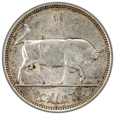 Ireland 1940 One Shilling Silver Coin