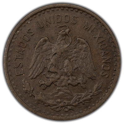 Mexico 1914-Mo One Centavo Coin KM #415