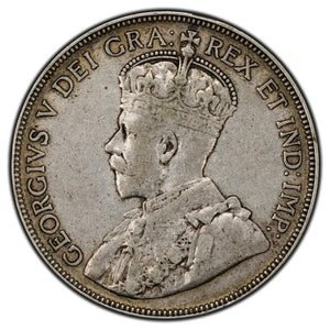 SOLD Canada 1934 50 Cents Half Dollar Silver Coin - VG/F