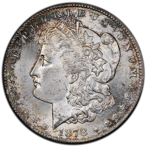 SOLD United States 1878-S $1 Morgan Silver Dollar Coin - Nice Original Example