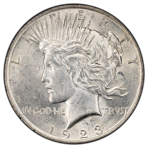 SOLD United States 1923 $1 Peace Dollar Silver Coin