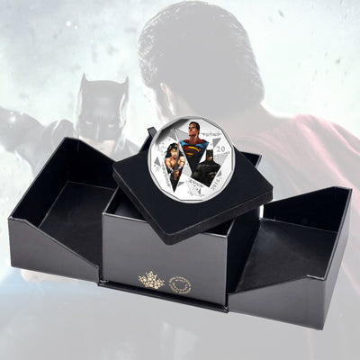 Canada 2016 $20 Batman V. Superman Dawn of Justice The Trinity .9999 Silver Coin