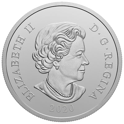 Canada 2020 $20 Queen Elizabeth II's Brazilian Aquamarine Tiara .9999 Fine Silver Coin