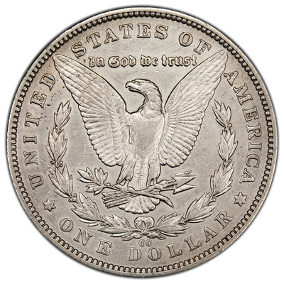 SOLD United States 1891-CC $1 Morgan Dollar Silver Coin - Cleaned