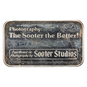 SOLD Johnson Matthey JM Sooter Studios 1oz .999 Fine Silver Bar - 1st Style