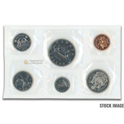 Canada 1975 6-Coin PL Proof-Like Mint Coin Set - Envelope + COA