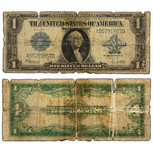 SOLD United States 1923 $1 Silver Certificate Large Size Note - Damaged Filler