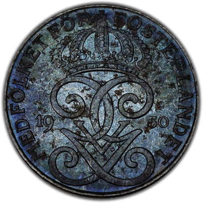 Sweden 1950 Iron 2 Ore Coin KM #811 - Proof Like