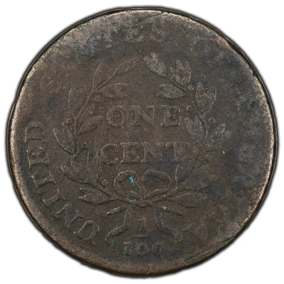 SOLD United States 1798 1 Cent Draped Bust Large Penny Coin - Filler