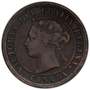 SOLD Canada 1898-H 1 Large Cent Coin - Fine