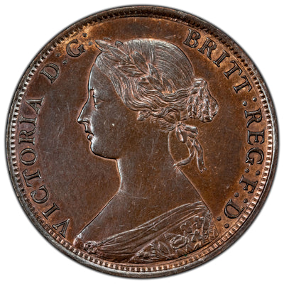 New Brunswick 1864 Long 6 6/6 1 One Large Cent Coin - Uncirculated (lt. cleaned)