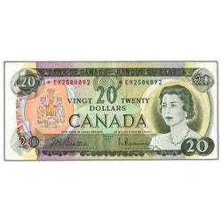 $20 1969 Bank of Canada Note *EH Replacement Prefix BC-50aA - VF