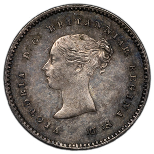 SOLD Great Britain 1855 2 Pence Maundy Silver Coin KM #729