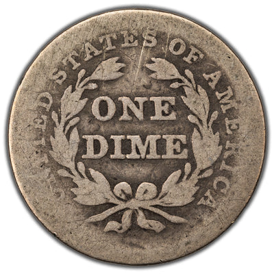 United States 1837 10c Seated Liberty Dime Silver Coin