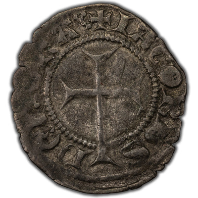Mallorca, Spain Jaume II 1276-1311 Dinero Silver Coin Burgos-1393