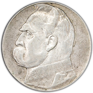SOLD Poland 1935 10 Złotych Silver Coin Y #29