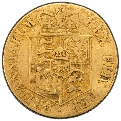 SOLD Great Britain 1818 1/2 Half Sovereign Gold Coin - Damaged