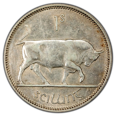 Ireland 1935 One Shilling Silver Coin