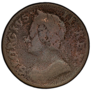 SOLD Great Britain 1750 1/2d Half Penny Coin KM #579