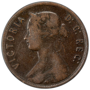 SOLD Newfoundland 1888 1 One Large Cent Coin - Very Good