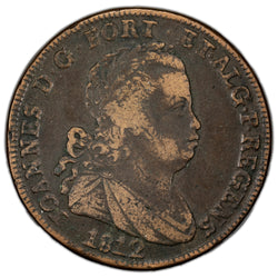 Portugal 1812 40 Reis Pataco Coin JR #10
