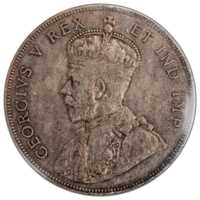 Canada 1911 50 Cents Half Dollar Silver Coin - ICCS VF-20