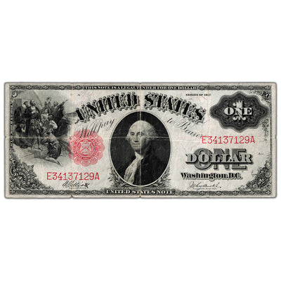 SOLD United States 1917 $1 Legal Tender Note - Circulated